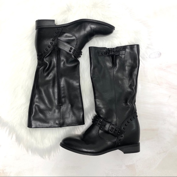 Vera Wang Shoes - Simply Vera VERA WANG Black Studded Boots.